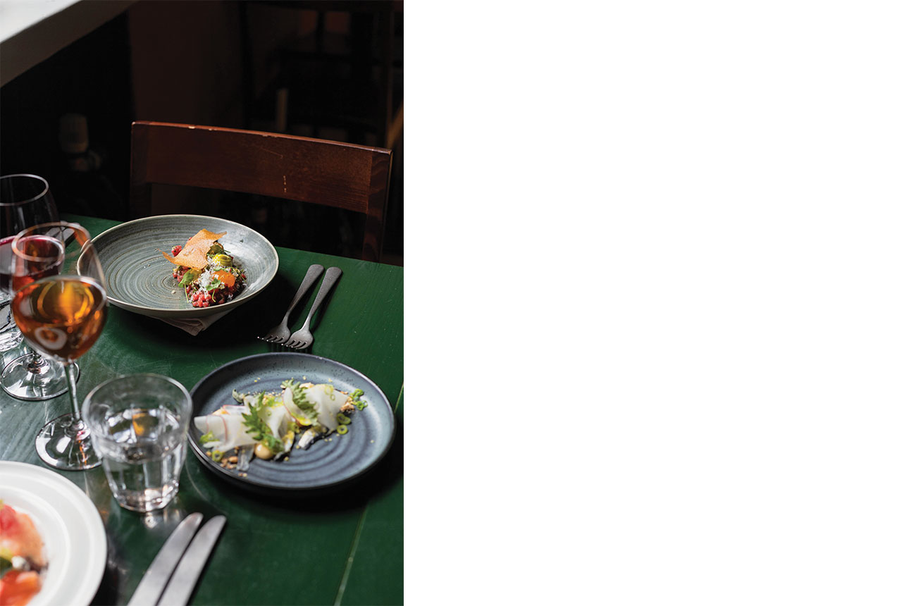 Dishes at Wino, Helsinki