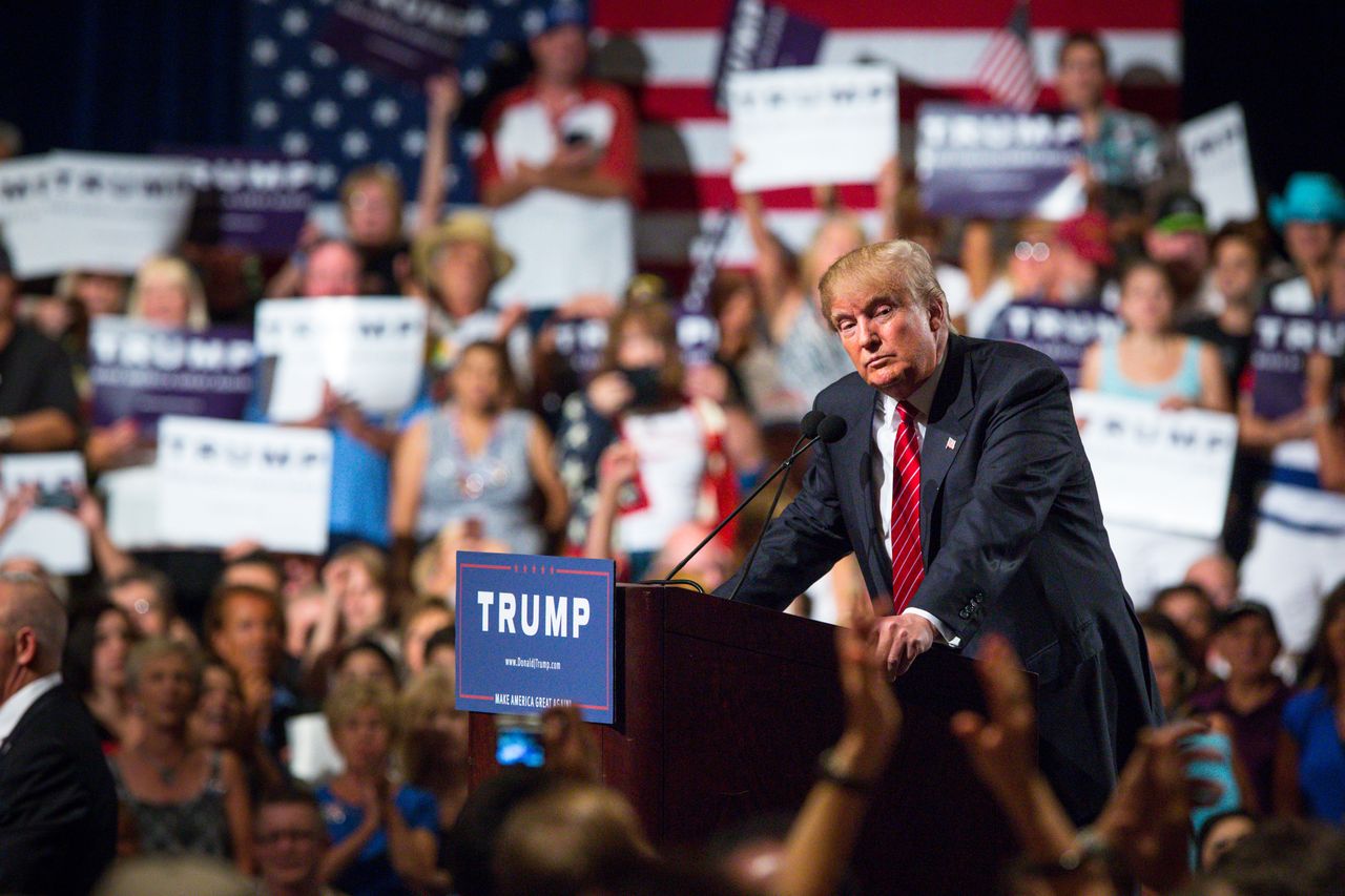 Donald Trump campaigns in Arizona during the 2016 election.