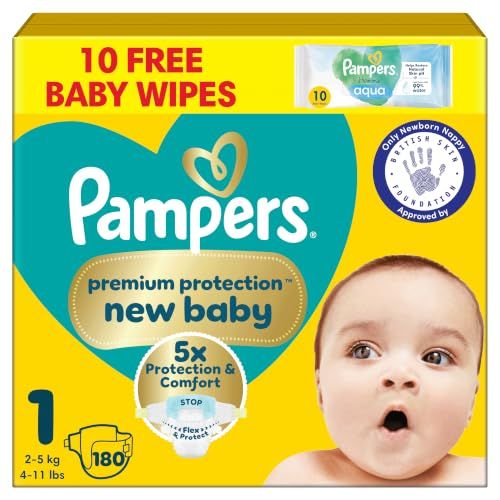 Pampers New Baby Nappies and Wipes