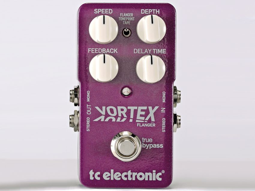 The Vortex offers basic flanging and tape flanging emulation.
