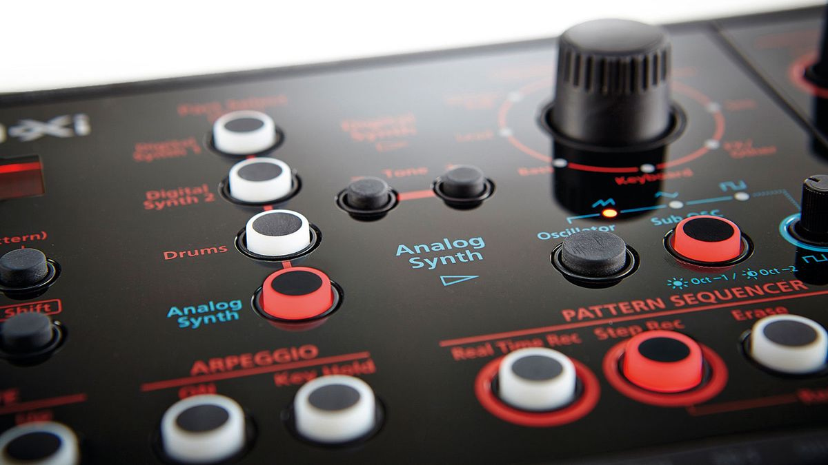 The drum part allows you to build kits from classic Roland samples and effect/ filter each drum sound separately