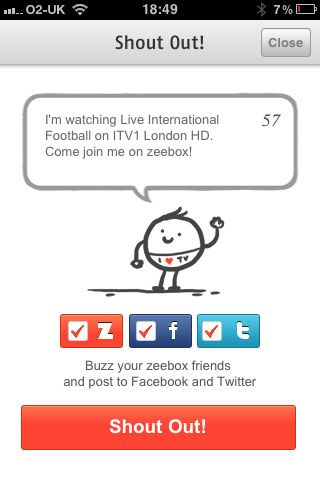 Zeebox is a companion app for TV broadcasts