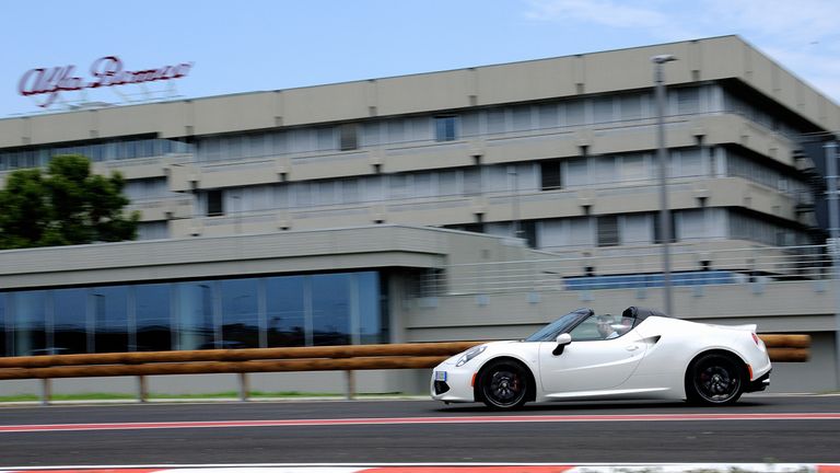 4. 4C Spider on the test track