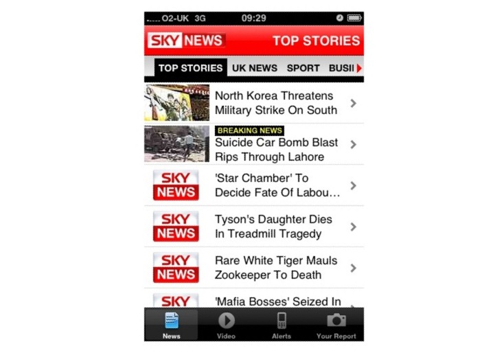 Karakter essens mode Sky News widget to appear on...televisions | TechRadar