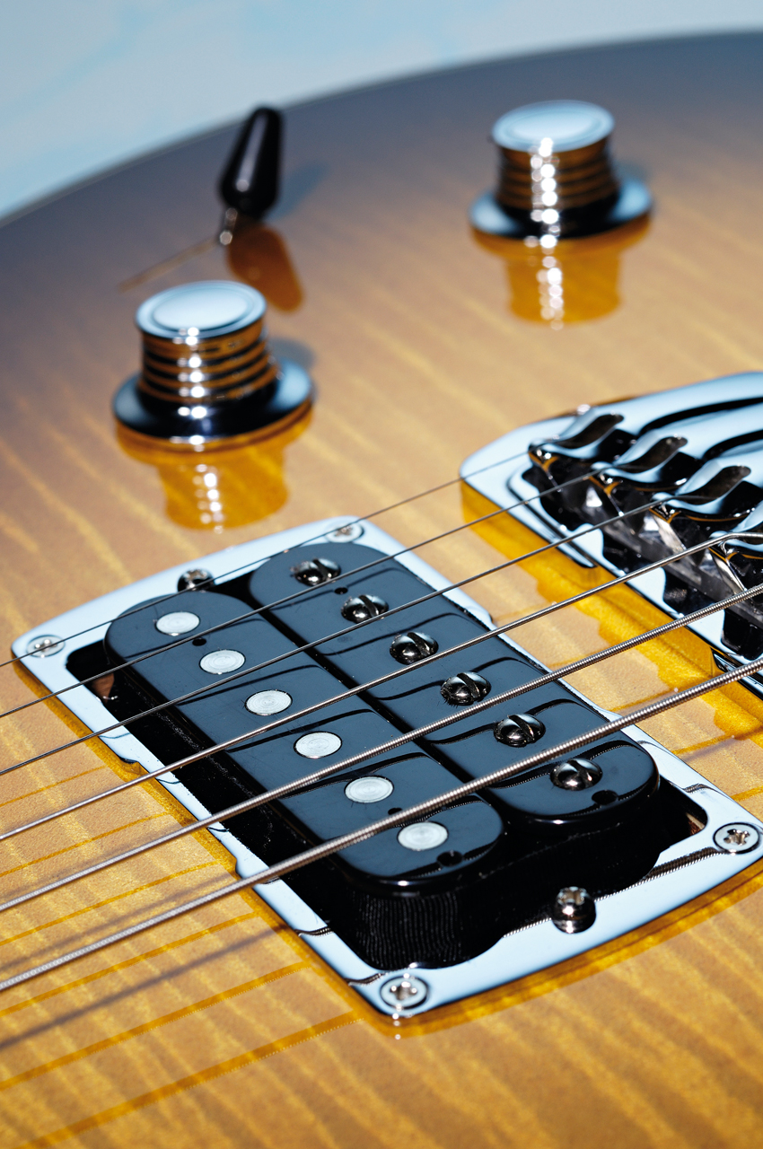 Taylor's Style 2 pickups sound typically wide and slightly hot