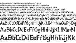sketchnote typeface