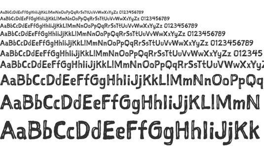 sketchnote typeface