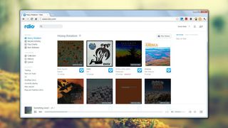 Rdio encourages you to follow other users so you can see what they've been listening to