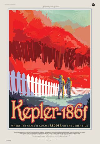 NASA Posters - Kepler-186f