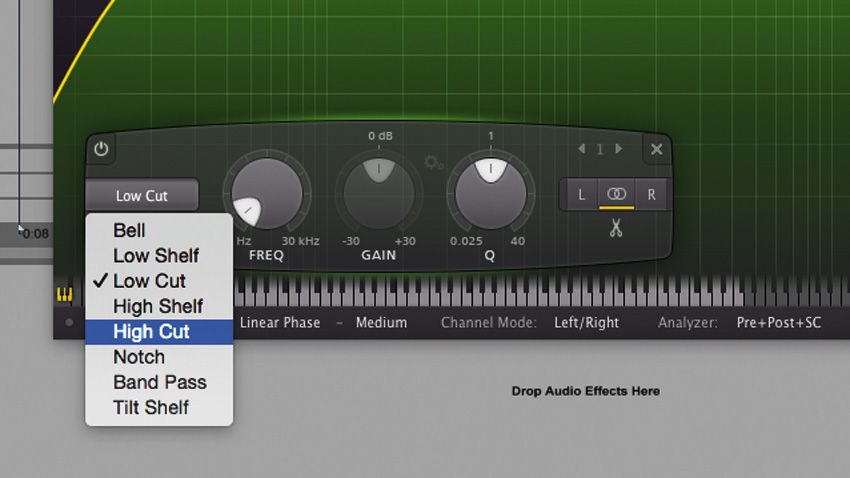 adding fabfilter timeless to bass