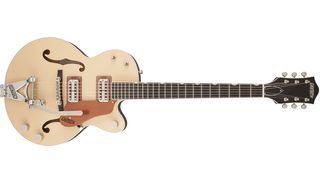 The Gretsch Professional Collection G6112TCB-JR Center-Block LTD 2-Tone guitar.