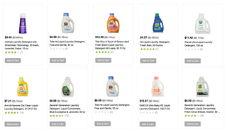 Method laundry detergent's differentiated packaging structure helps it stand out from the crowd online