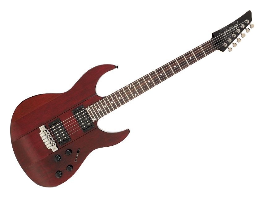 The JTV89's neck has a definite '80s Charvel feel.