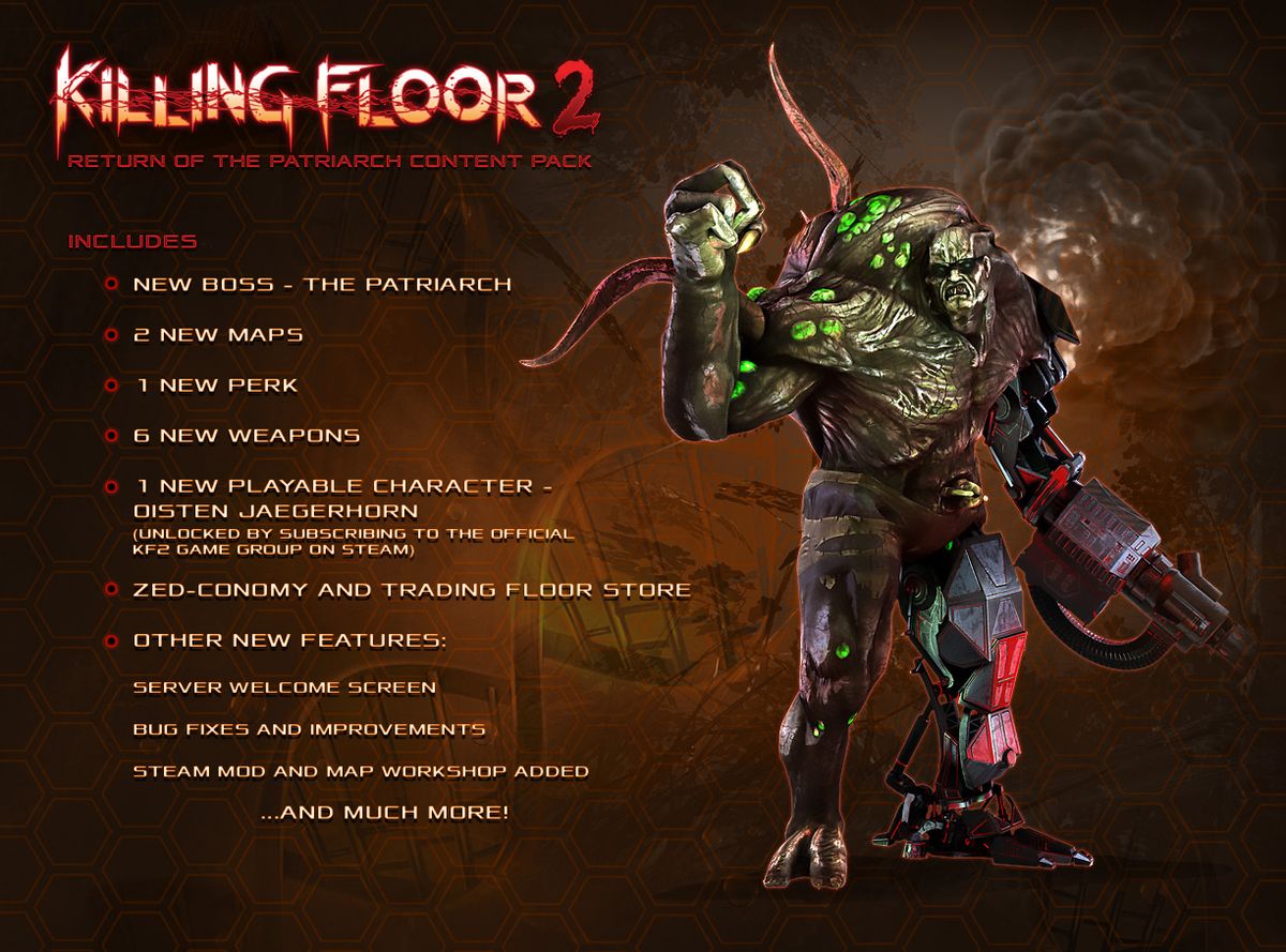 Killing Floor 2’s next boss revealed: the Patriarch is back | PC Gamer