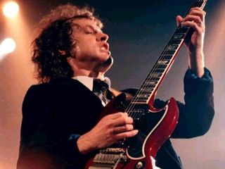 Angus Young: little and loud