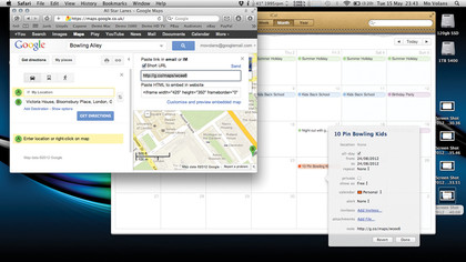 iCal Google maps