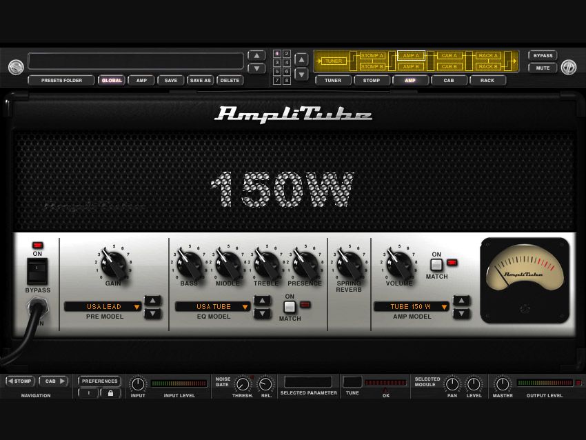 No prizes for guessing that a Peavey 5150 is the inspiration here