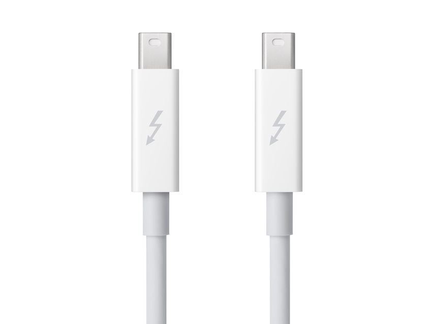 A Thunderbolt cable. Exciting, eh?
