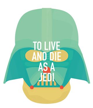 You could be the lucky owner of this brilliant Darth Vader illustration by simply following James Oconnell on Twitter