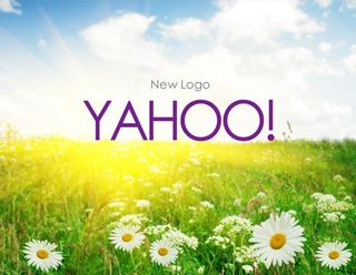 Yahoo!'s new logo
