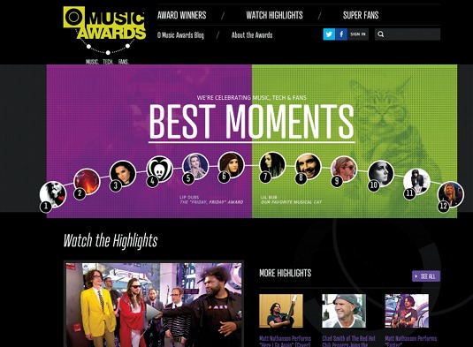 The O Music Awards needed a unique visual identity every year