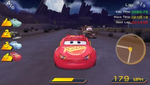 Cars Race-O-Rama PSP Tracks & Characters 