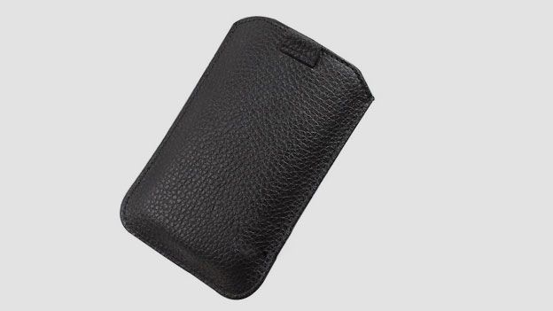 Ultra Slim Leather Vertical pouch