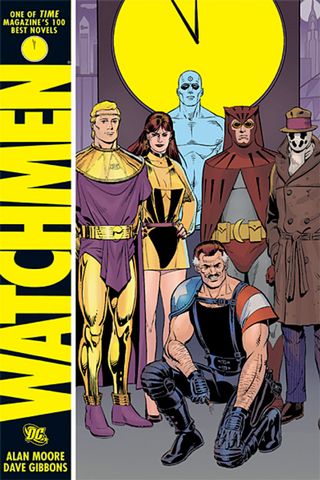 Gibbons collaborated with Alan Moore to create the 12-issue limited series Watchmen, which is now one of the best-selling graphic novels of all time (© DC Comics)