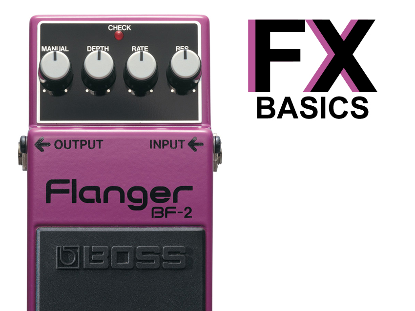 Flanger is a colourful effect. Here&#039;s one in purple.