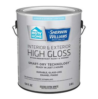 HGTV HOME by Sherwin-Williams Extra White Water-Based Door and Trim Paint
