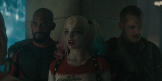 Harley, Deadshot, and Flag in Suicide Squad