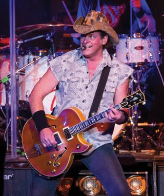 Ted Nugent performs August 26, 2016, in Sterling Heights, Michigan