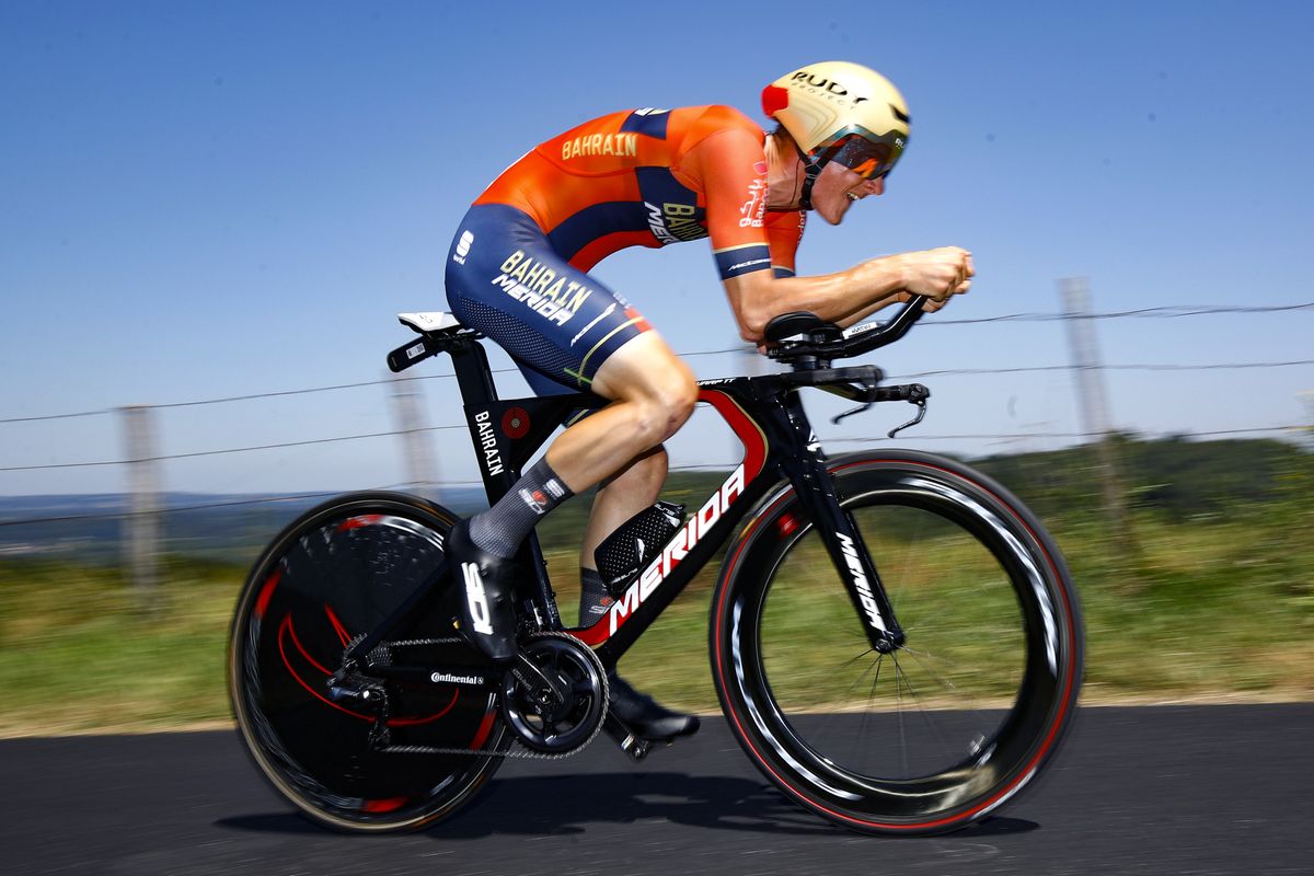 Matej Mohorič put in a fast time in Pau