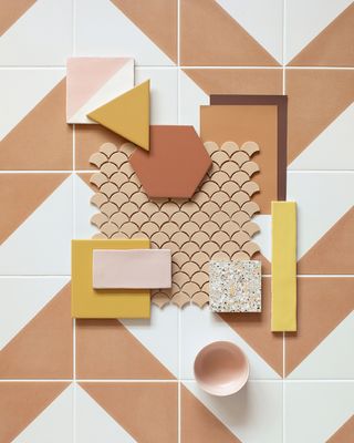 Orange tiles by Claybrook