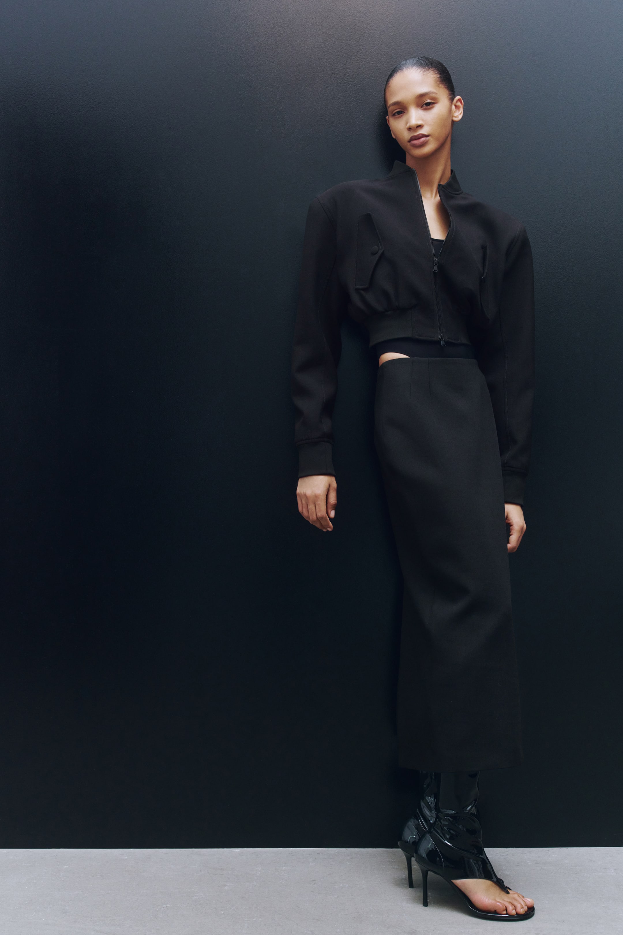 Wool Midi Skirt