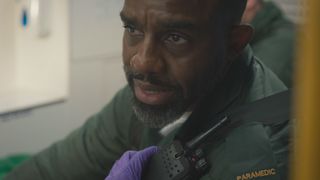 Casualty star Charles Venn as paramedic Jacob Masters.