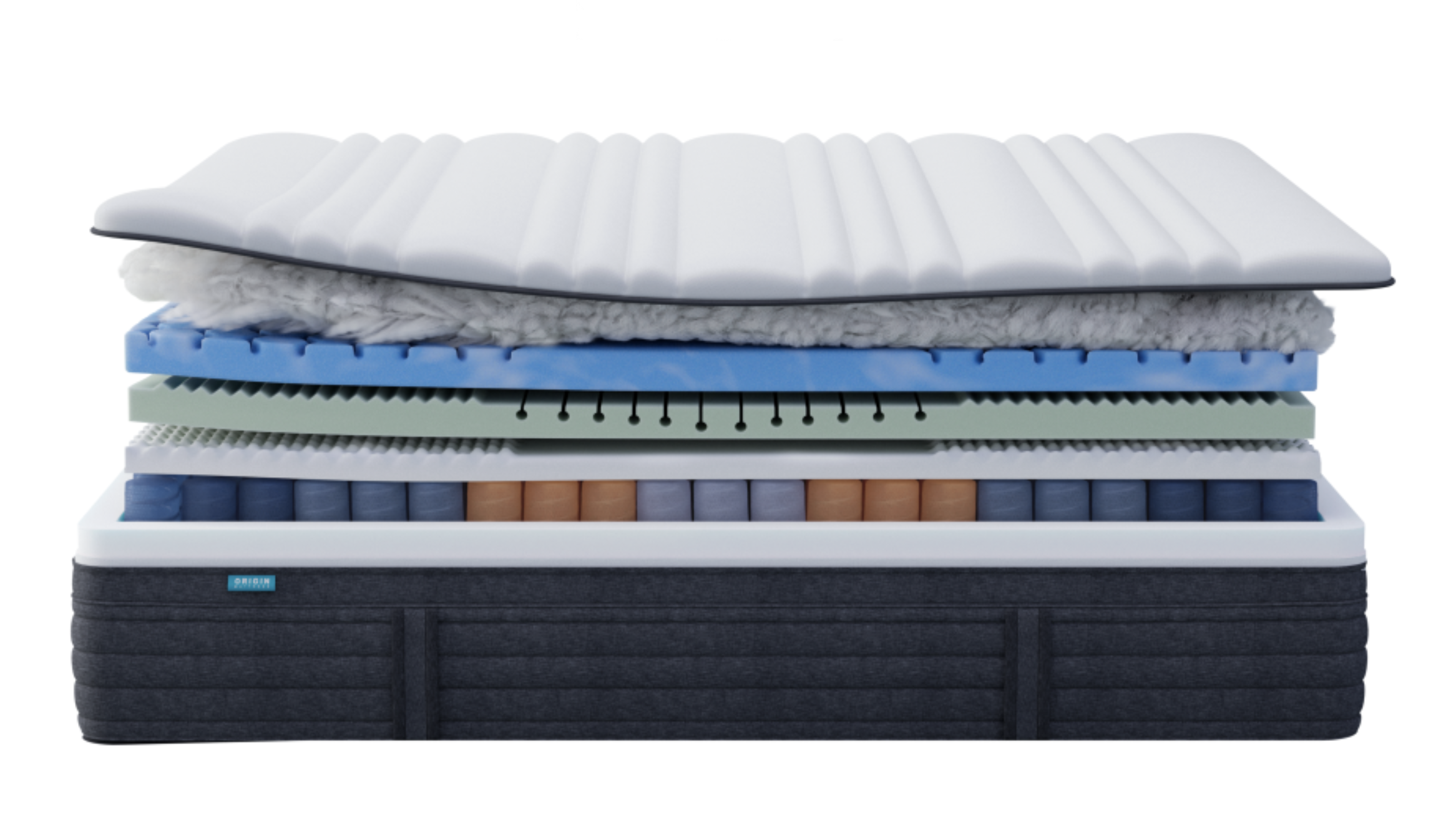 Origin Hybrid mattress layers