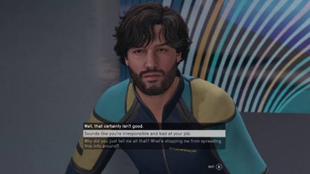 Starfield Beautiful Secrets mission for Enhance shop owner Warner