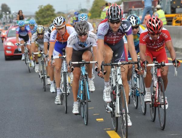 Oliver Kaisen (Silence-Lotto) in the breakaway on stage 15