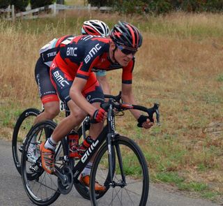 Tejay van Garderen (BMC) was attentive during the windswept Stage 5