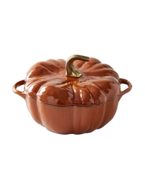 Staub Enameled Cast Iron Pumpkin Cocotte, 3.5-Qt.