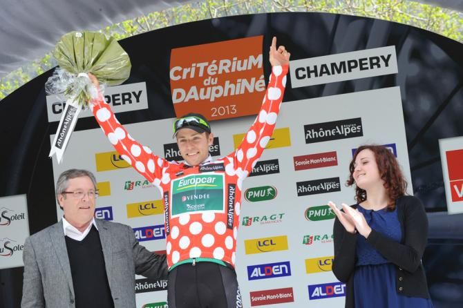 David Veilleux (Europcar) in the KOM jersey