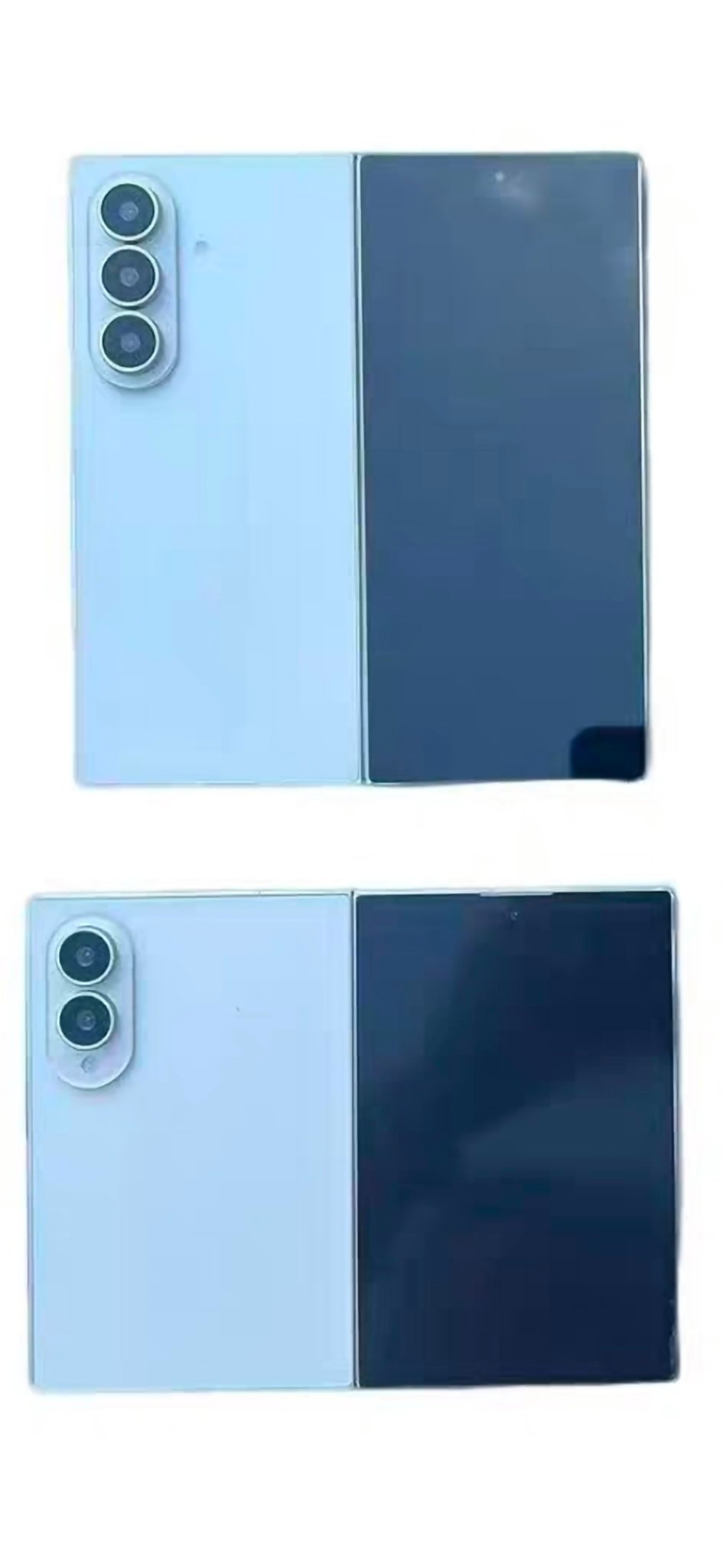 Galaxy Z Fold 8 Wide side by side with the Z Fold 8 Ultra in a new rumor