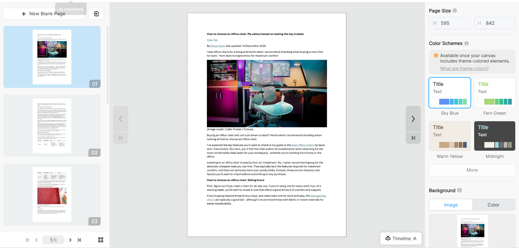 Editing the final bookazine