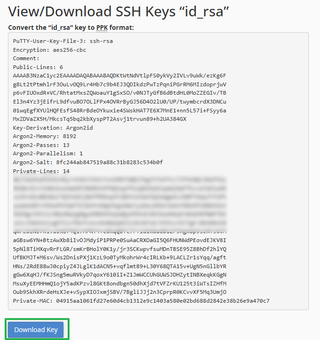 Click Download Key