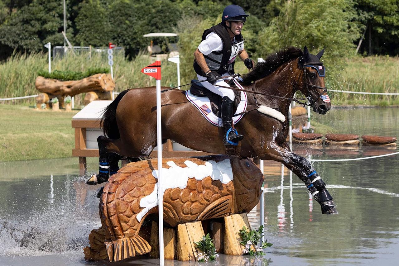 Phillip Dutton and Z at the Tokyo Olympics. 
