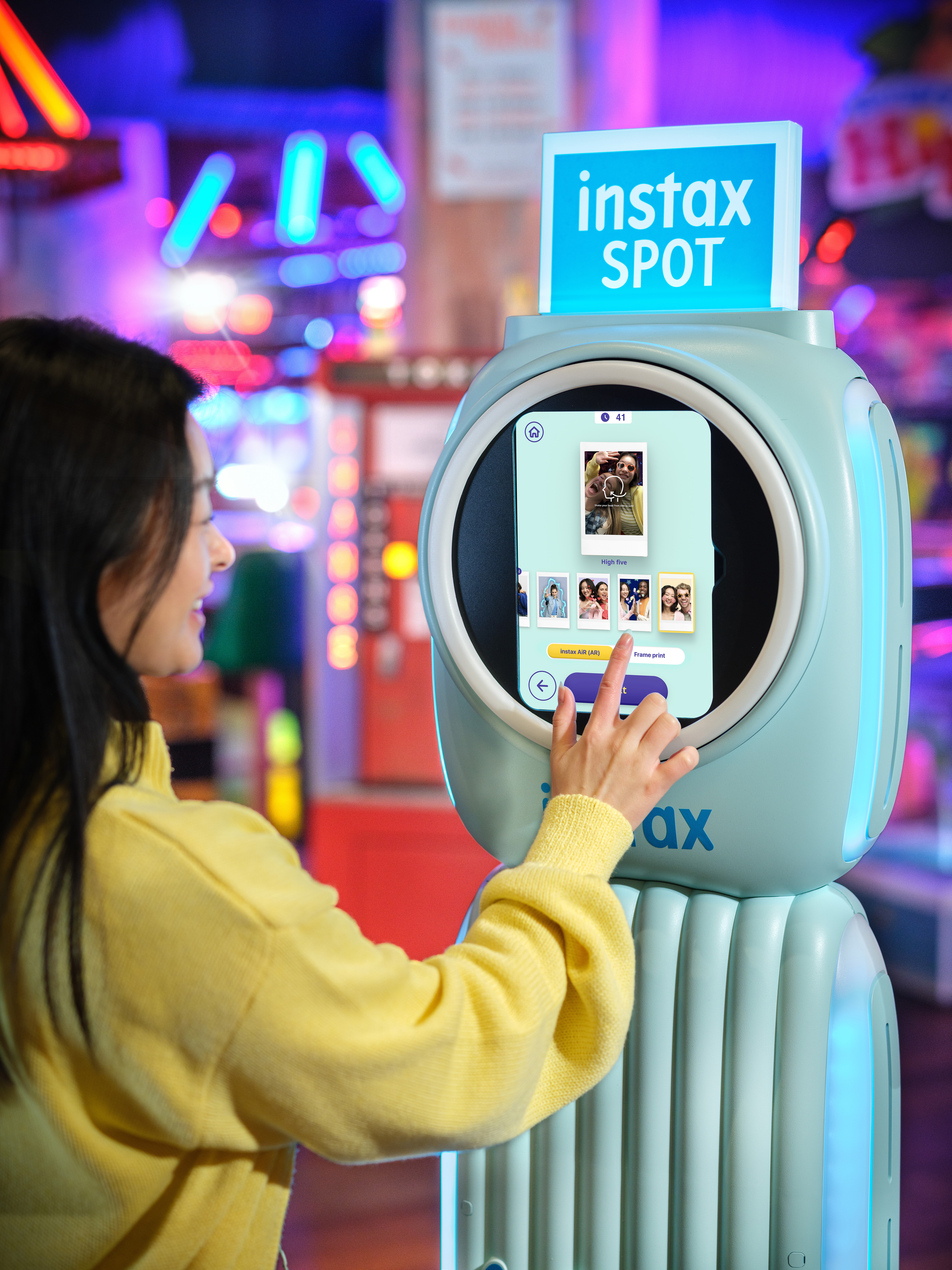 The Fujifilm Instax Spot photo booth
