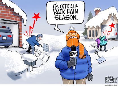 Editorial Cartoon U.S. winter snow&nbsp;