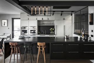 industrial interior design kitchen buster and punch handles