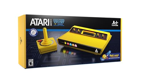 Atari 2600+ Pac-Man Edition Console, Game & Wireless Joystick